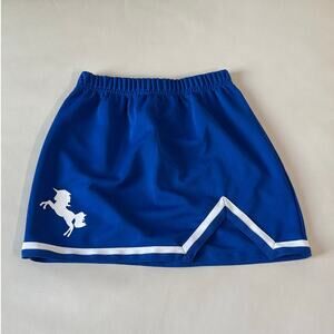 Blue & White Cheer Skirt